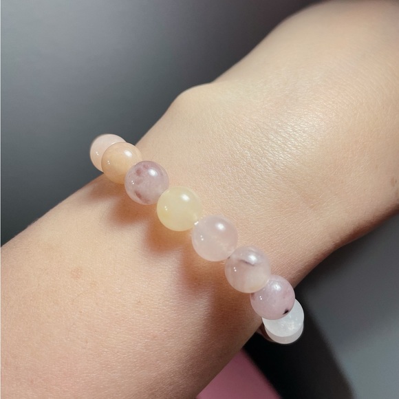 Natural Stone Cherry Agate Crystal Healing Bracelets 8mm - Picture 2 of 3